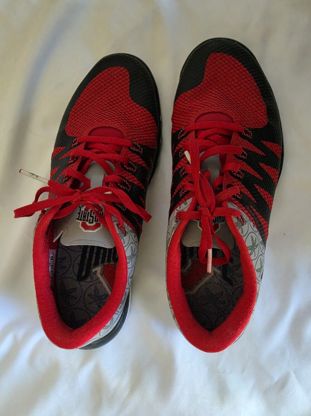 Nike Free Trainer 5.0 V6 AMP Ohio State Buckeyes, Men's Size 8/Women's Size 6